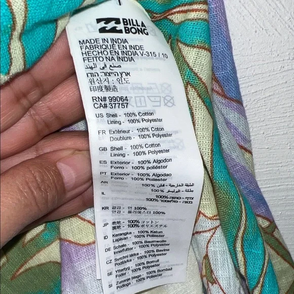 Billabong Tropical Print Maxi Dress - Picture 13 of 13